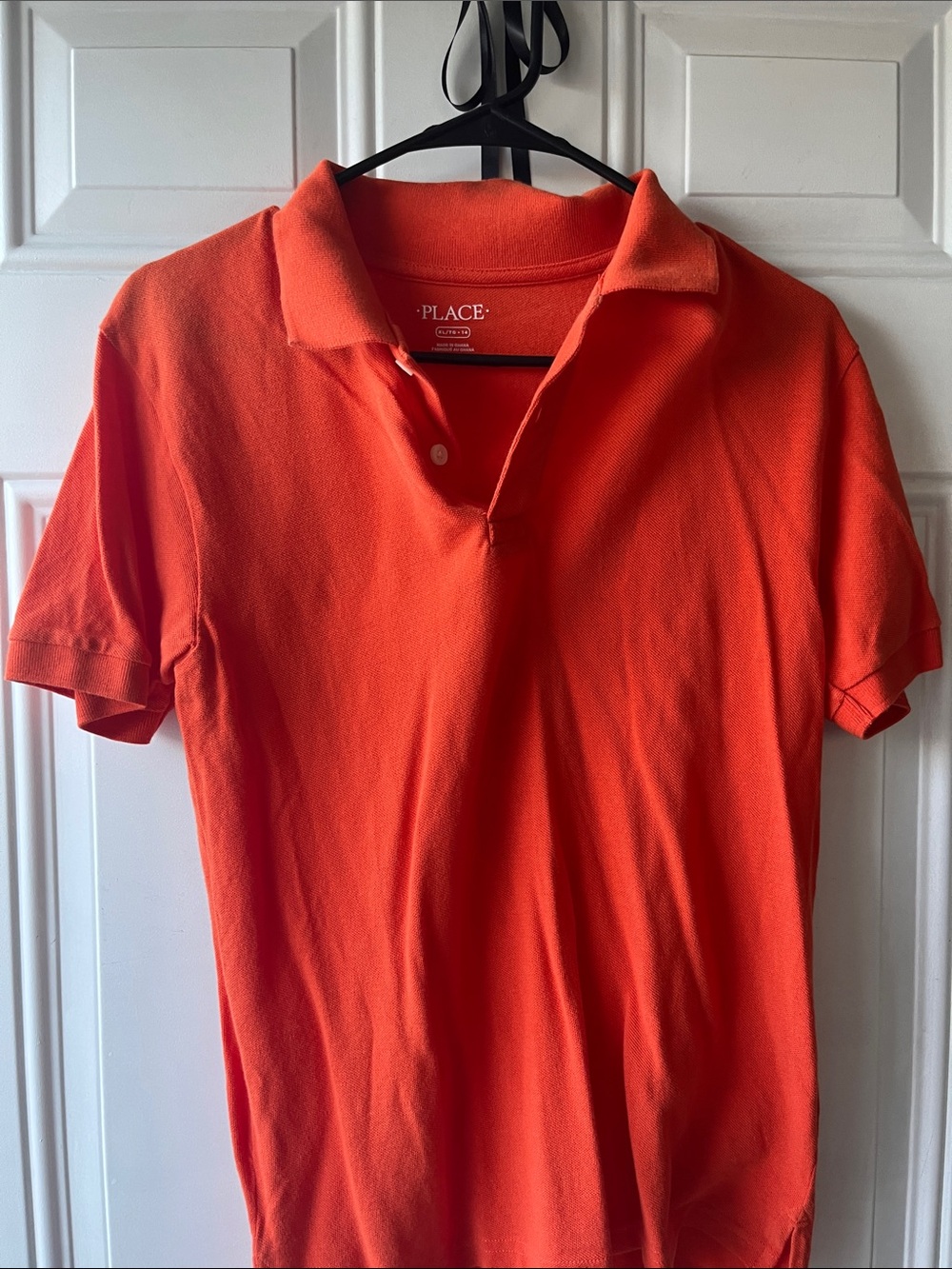 The Children's Place Bright Orange Men's Polo